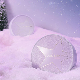 JUNG SAEM MOOL Essential Skin Nuder Cushion Case side view showcasing festive details