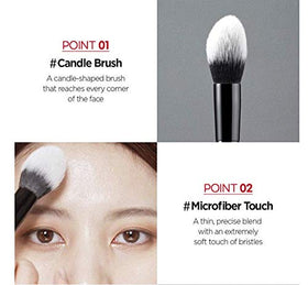 JUNG SAEM MOOL Powder Brush in makeup application setting