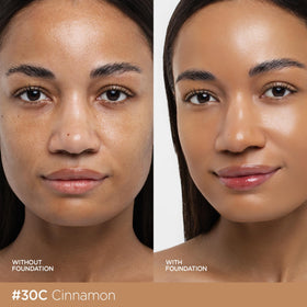 JUNG SAEM MOOL Skin Nuder Cushion 30C Cinnamon puff applicator