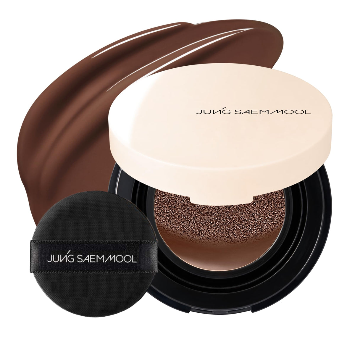 JUNG SAEM MOOL Skin Nuder Cushion 42C Deep Cacao front view