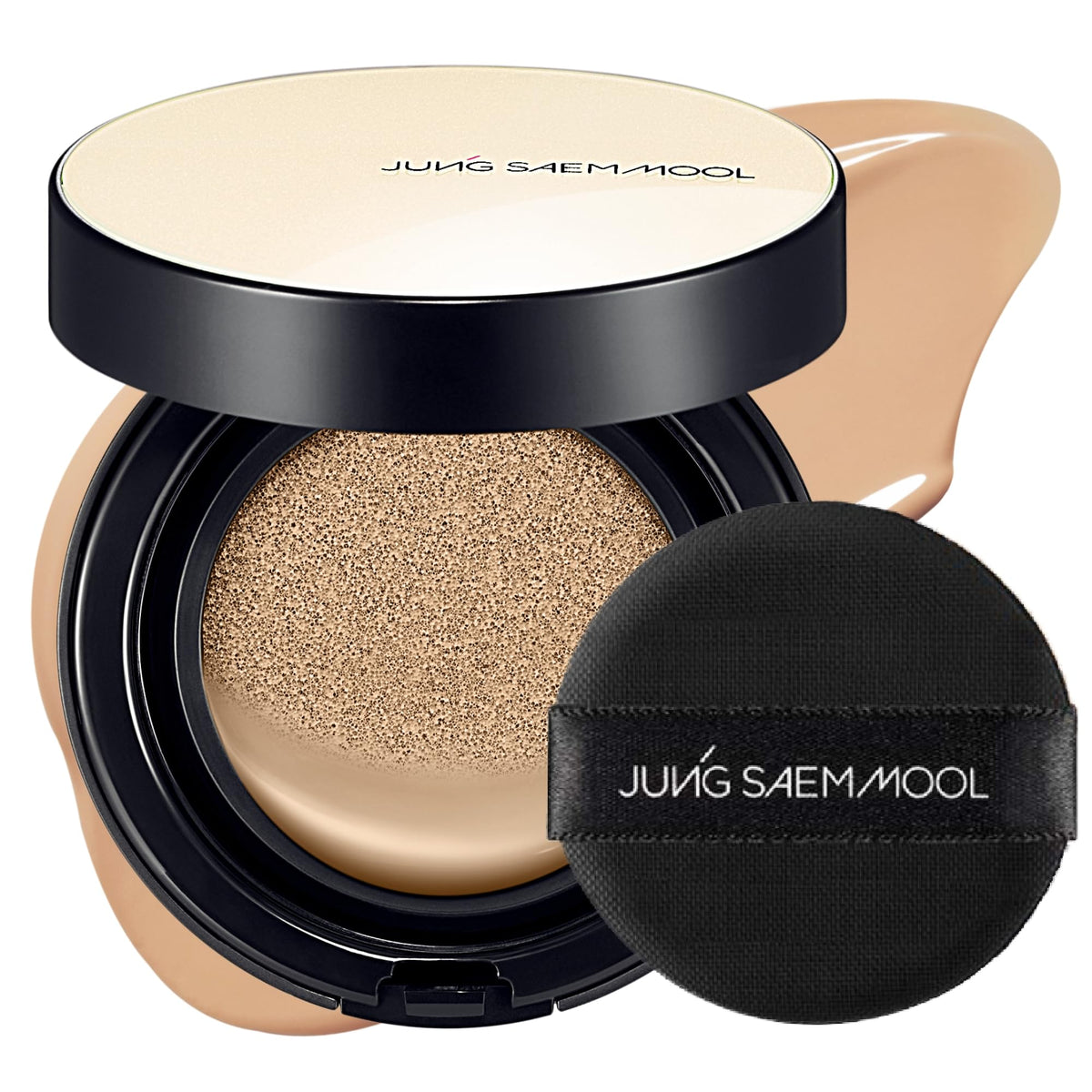 JUNG SAEM MOOL Skin Nuder Cushion Foundation 23N Honey front view