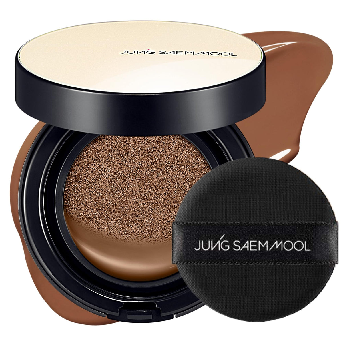 JUNG SAEM MOOL Skin Nuder Cushion Foundation 38C Maroon front view