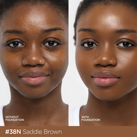 JUNG SAEM MOOL Skin Nuder Cushion Foundation 38N Saddle Brown close-up of cushion