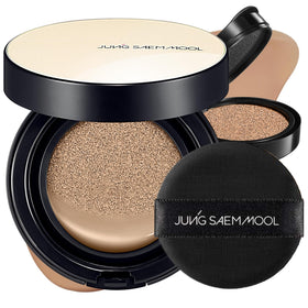 JUNG SAEM MOOL Skin Nuder Cushion Foundation front view with SPF 50 label