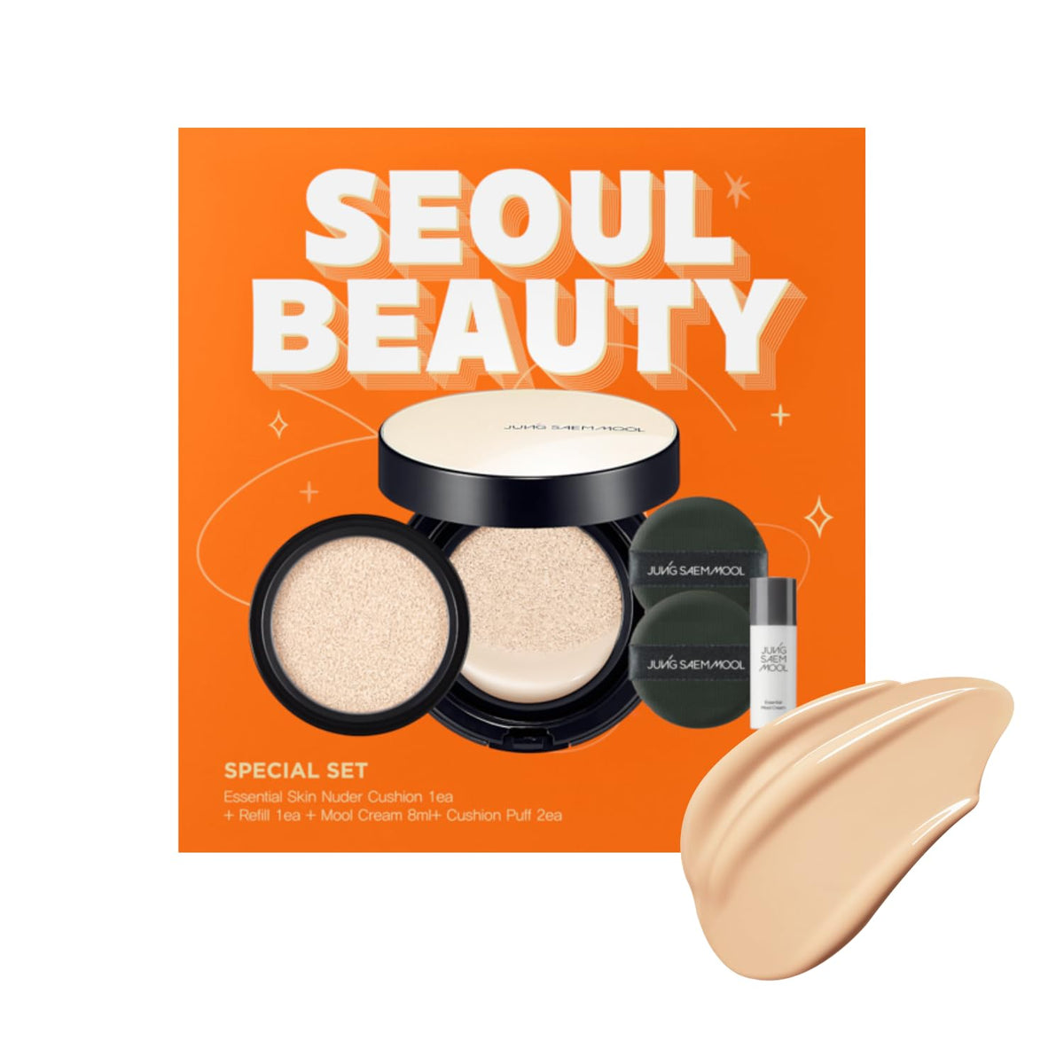 JUNG SAEM MOOL Skin Nuder Cushion Gift Set front view