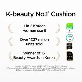 JUNG SAEM MOOL Skin Nuder Cushion texture close-up