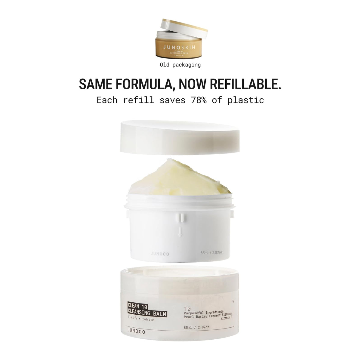 JUNO & Co. Clean 10 Cleansing Balm 85g ingredients list