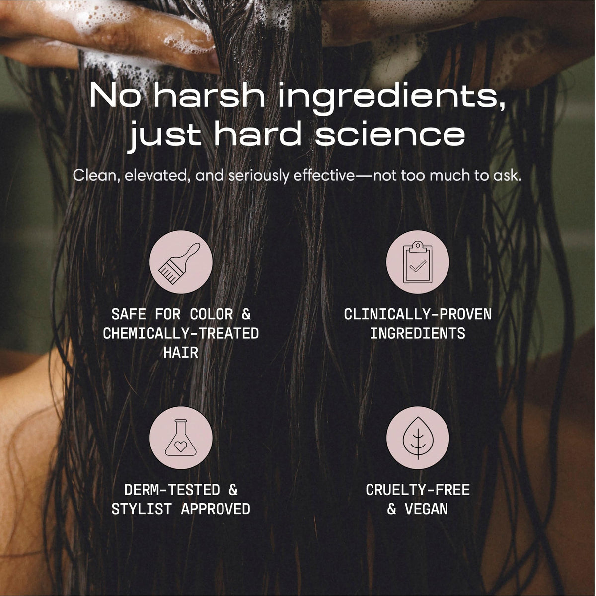 Jupiter Anti Dandruff Conditioner application on hair