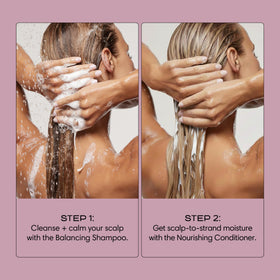 Jupiter Anti Dandruff Serum application on scalp