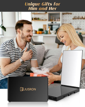 JUSRON hair mirror packaging with protective film
