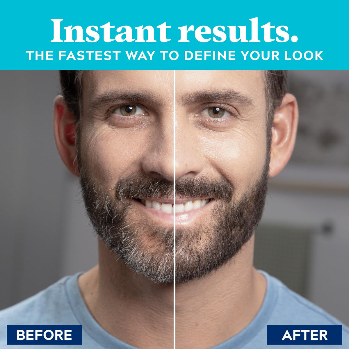 Just for Men 1-Day Beard & Brow Color Dark Brown packaging