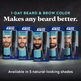 Just for Men 1-Day Beard & Brow Color instructions on back