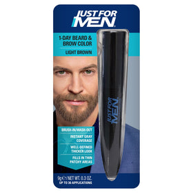 Just for Men 1-Day Beard & Brow Color Light Brown front view