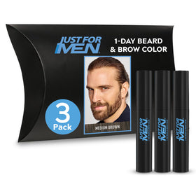 Just for Men 1-Day Beard & Brow Color Medium Brown front view