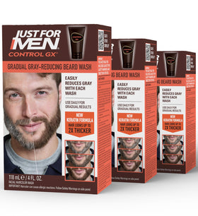 Just for Men Control GX Beard Wash 4 Fl Oz front view