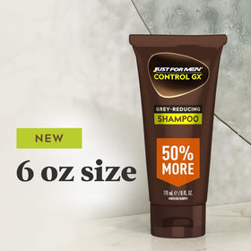 Just for Men Control GX Gray Reducing Shampoo showing packaging