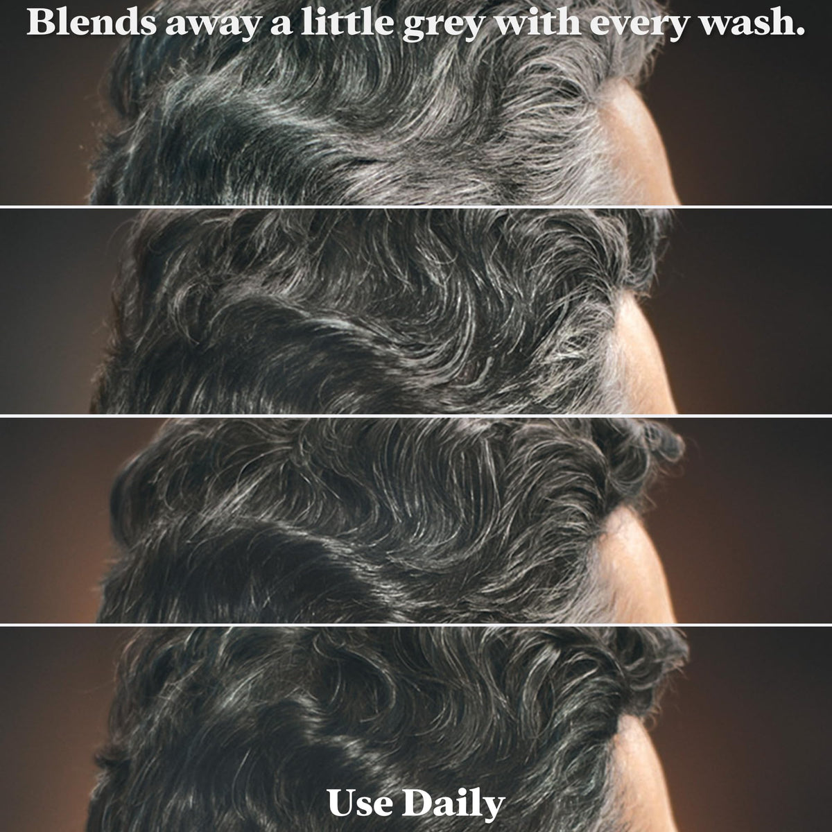 Just for Men Control GX Shampoo being applied to hair