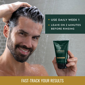 Just for Men Control GX + THK Shampoo & Conditioner texture close-up