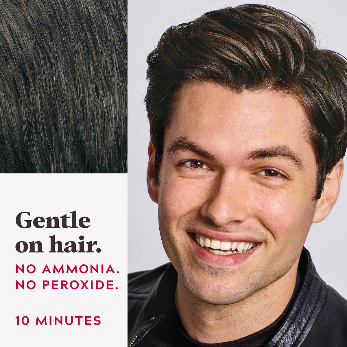 Just for Men Easy Comb-In Color Dark Brown A-45 application process