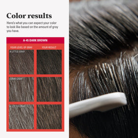 Just for Men Easy Comb-In Color Dark Brown A-45 shade selection