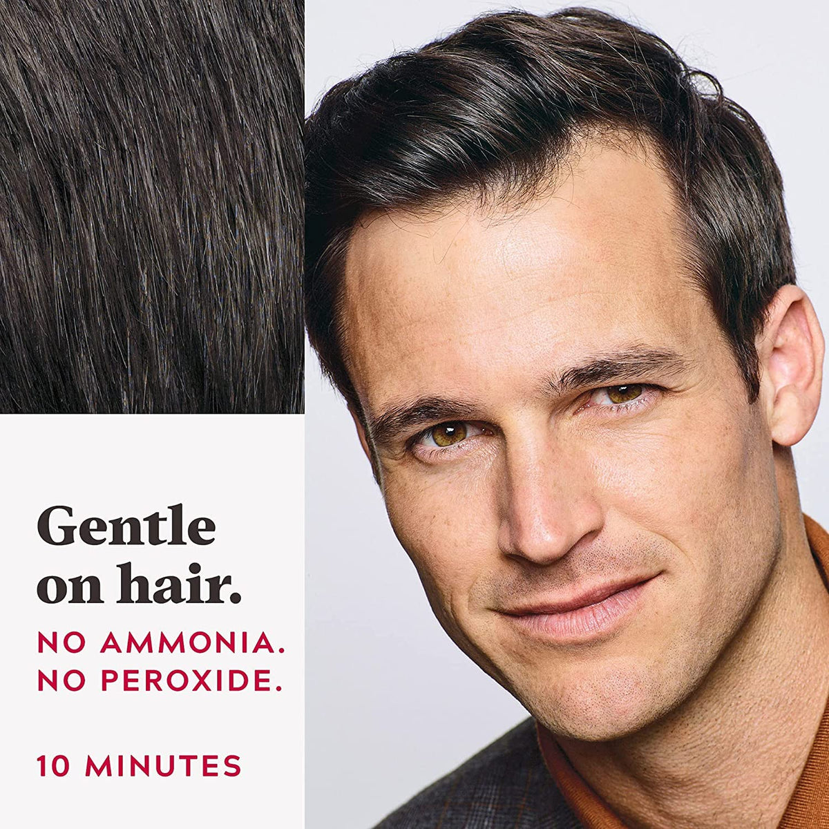 Just for Men Easy Comb-In Color Darkest Brown A-50 application process