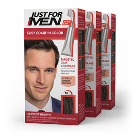 Just for Men Easy Comb-In Color Darkest Brown A-50 front view