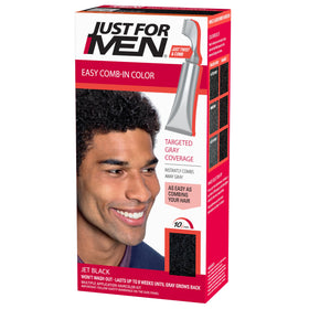 Just for Men Easy Comb-In Color Jet Black 3 Pack front view