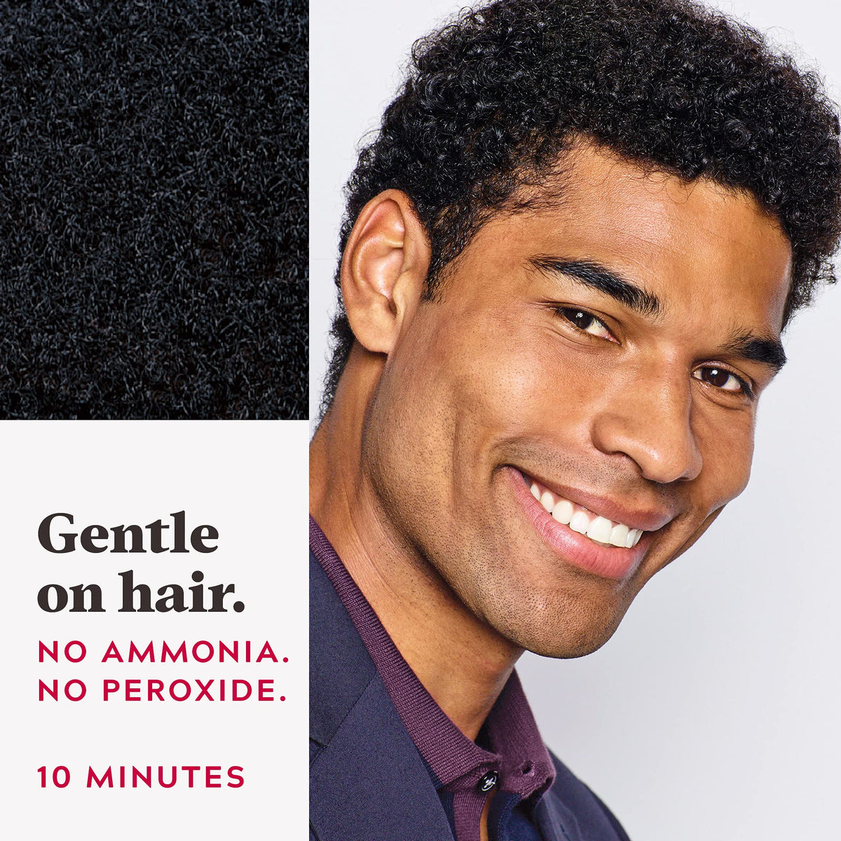 Just for Men Easy Comb-In Color Jet Black application process