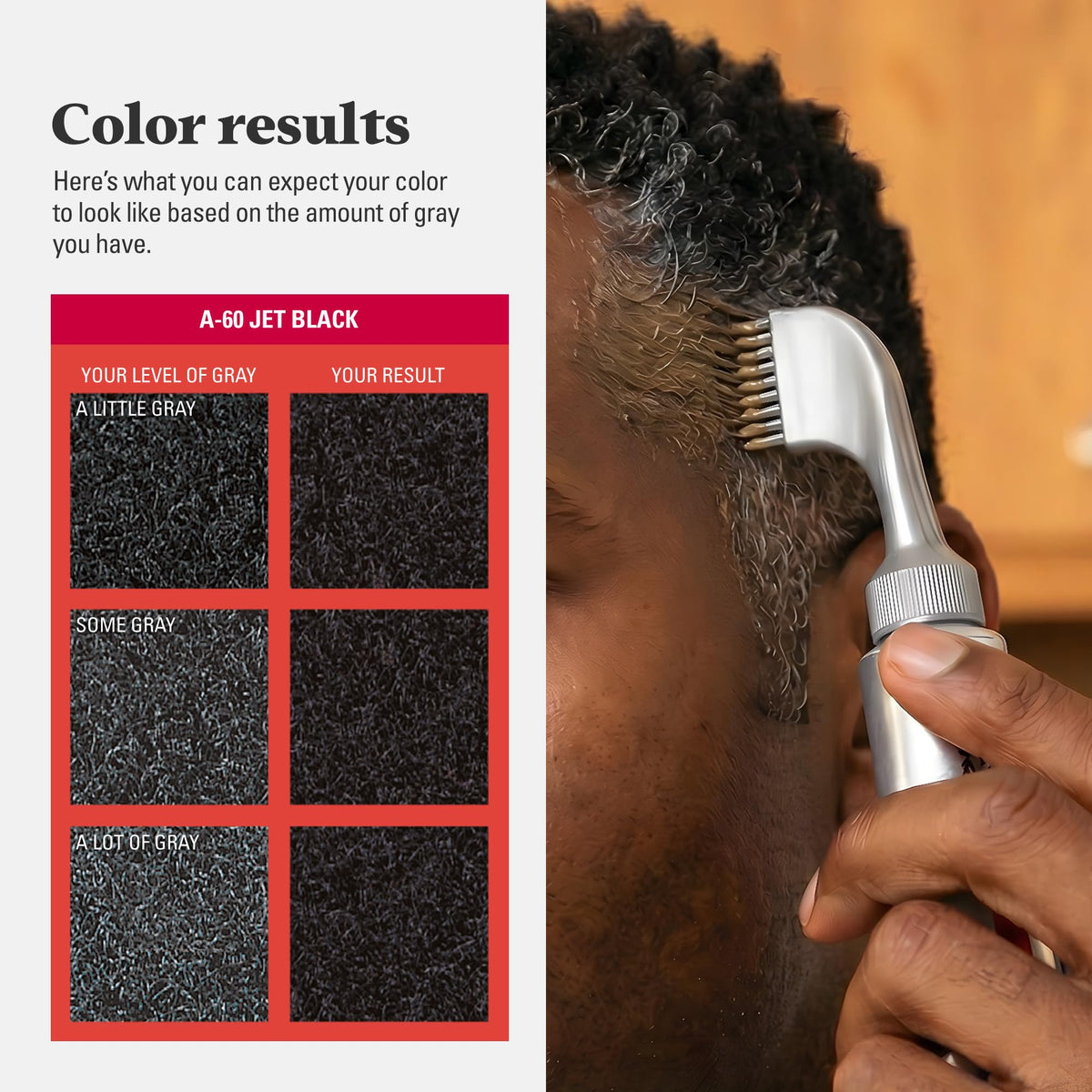 Just for Men Easy Comb-In Color Jet Black product details
