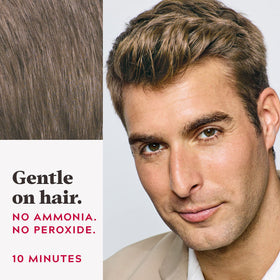 Just for Men Easy Comb-In Color Light Brown A-25 back view of packaging