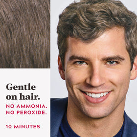 Just for Men Easy Comb-In Color Light-Medium Brown application process