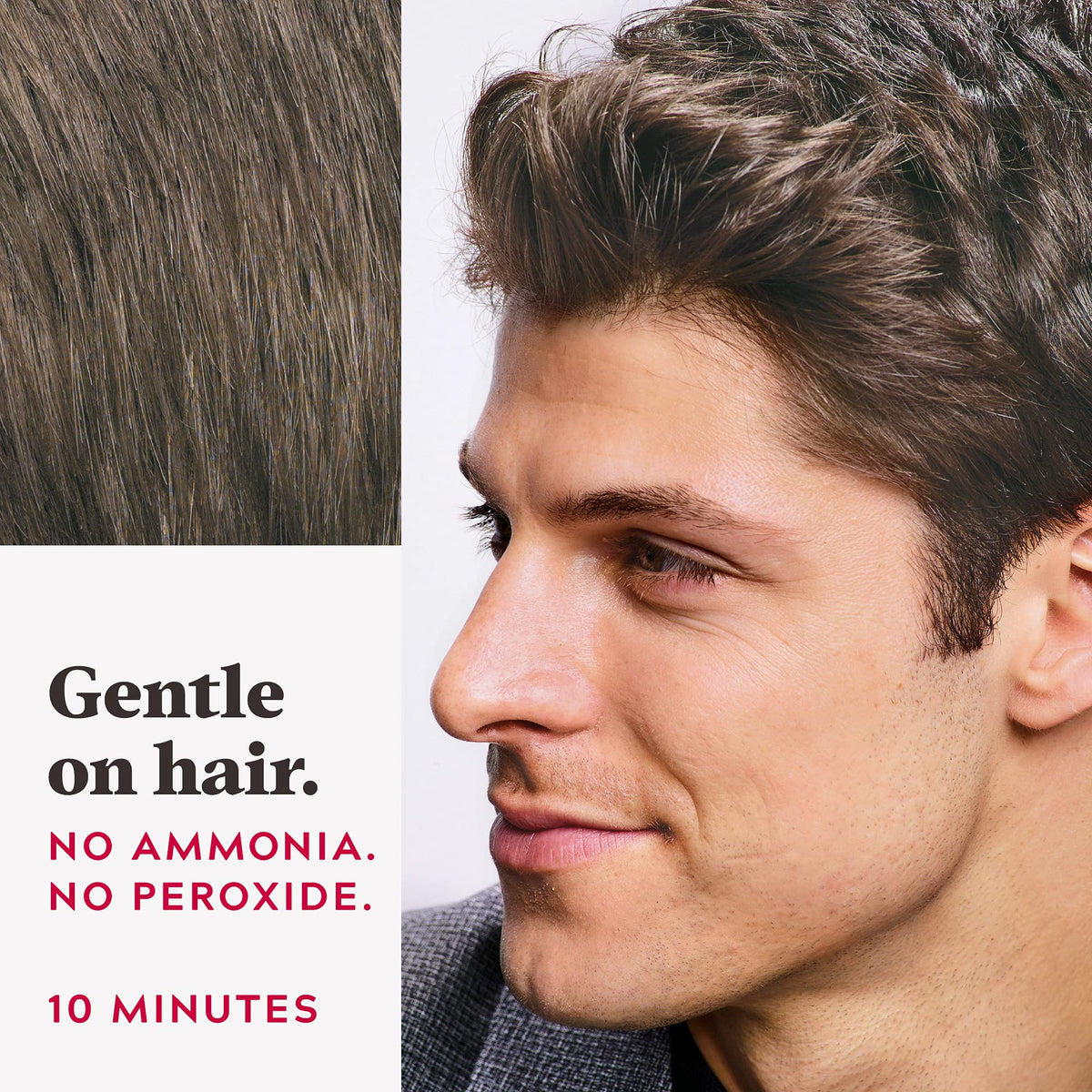 Just for Men Easy Comb-In Color Medium Brown application instructions