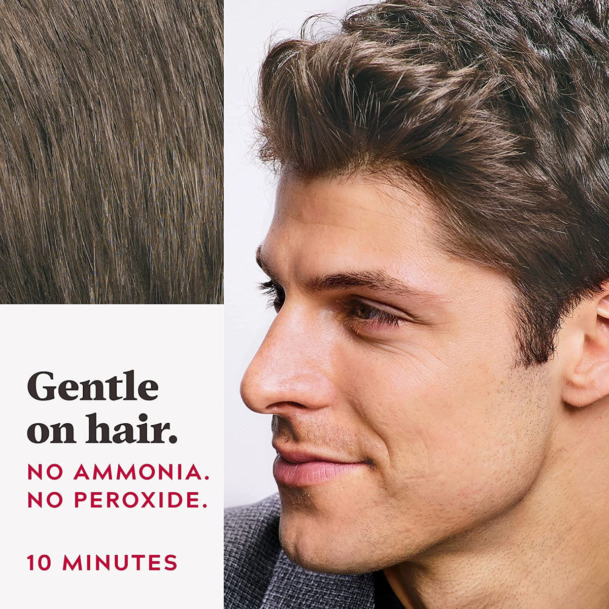 Just for Men Easy Comb-In Color Medium Brown application process