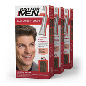 Just for Men Easy Comb-In Color Medium Brown front view