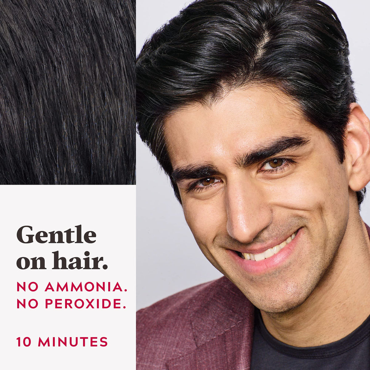 Just for Men Easy Comb-In Color, Real Black A-55 application process