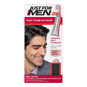 Just for Men Easy Comb-In Color, Real Black A-55 front view