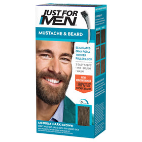 Just for Men Mustache & Beard Color M-40 packaging front view
