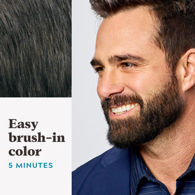 Just for Men Mustache & Beard Dye Dark Brown M-45 application instructions leaflet