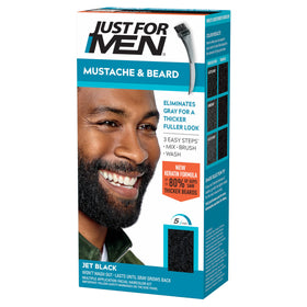 Just for Men Mustache & Beard Dye jet black M-60 front view