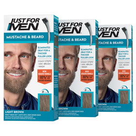 Just for Men Mustache & Beard Dye Light Brown M-25 front view