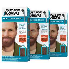 Just for Men Mustache & Beard Dye Light Red Brown M-27 front view