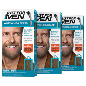 Just for Men Mustache & Beard Dye Medium Brown M-35 front view