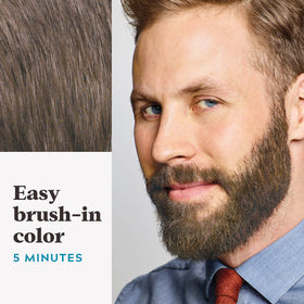 Just for Men Mustache & Beard Dye mixed colour base and developer