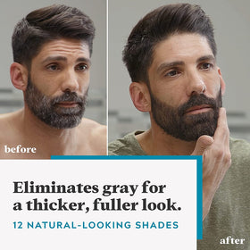 Just for Men Mustache & Beard Dye Real Black M-55 packaging