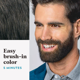 Just for Men Mustache & Beard Dye showing mixed dye