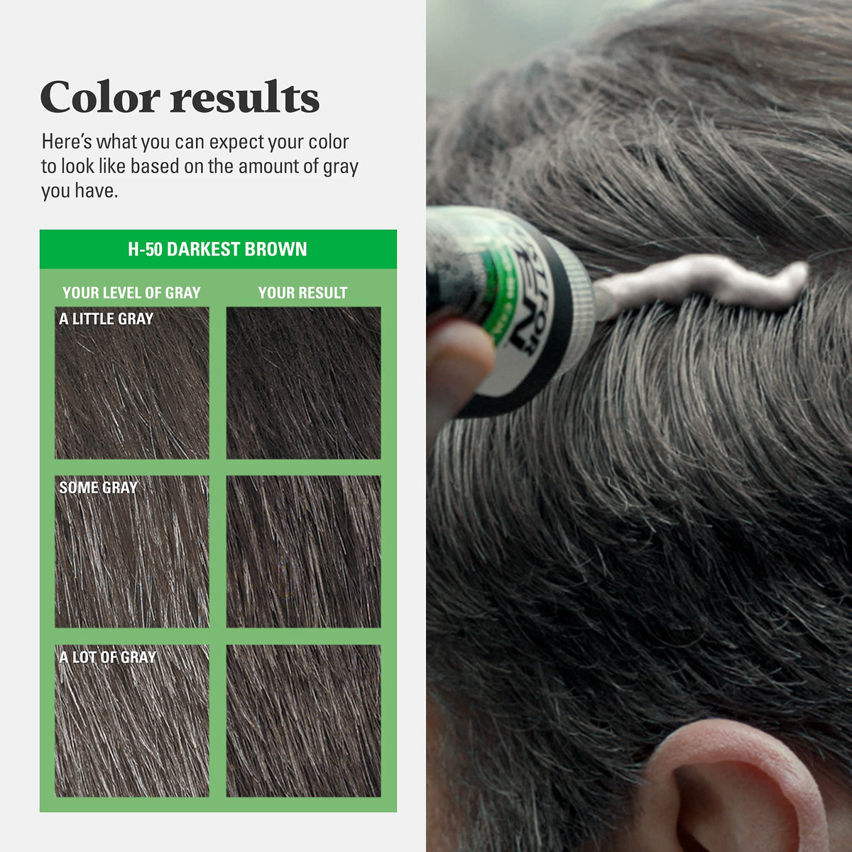Just for Men Shampoo-In Color application instructions