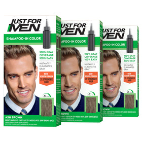 Just for Men Shampoo-In Color Ash Brown H-20 front view