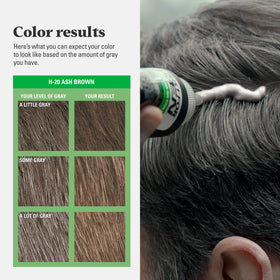 Just for Men Shampoo-In Color Ash Brown H-20 results on hair