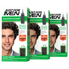 Just for Men Shampoo-In Color Darkest Brown H-50 front view