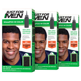 Just for Men Shampoo-In Color Jet Black H-60 front view
